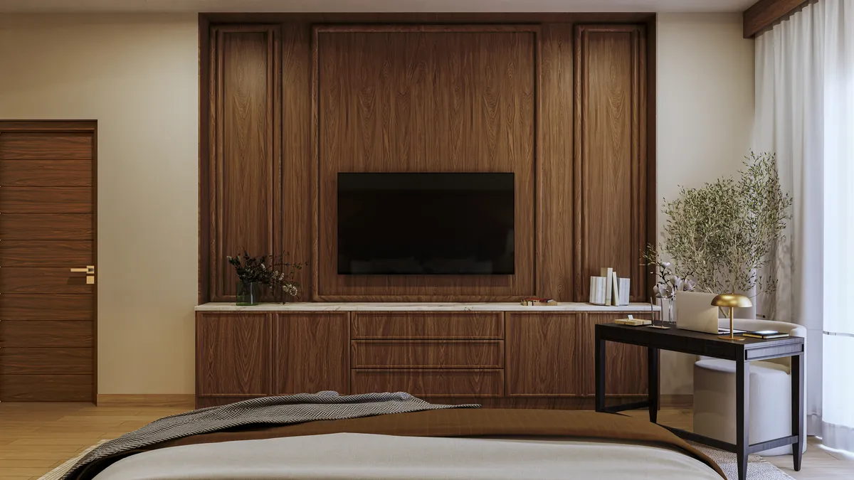 Habitación Principal - Muro TV